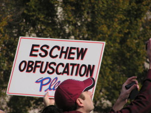 signs, signage, sayings. rally, Rally to Restore Sanity, Jon Stewart, politics, signage, quirky, Washington DC, The Mall,
