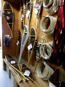 Snowshoes for sale in Dawson City, Yukon territory