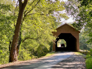 covered bridge in the Shenandoah Valley