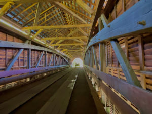 covered bridge interior