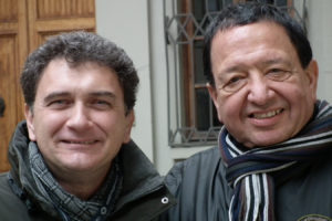 Smiling Italian men