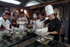 Cooking at Riserva di Fizzano kitchen with Olive Garden