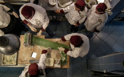 Tuscany with Olive Garden:  All Hands-on-Deck in the Fizzano Kitchen
